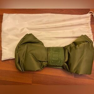 Fenty X Puma Olive Green Satin Bag
